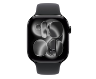 APPLE Watch Series 11 GPS + Cellular 46mm Aluminiowa koperta (onyksowa)/ Sportowy pasek (czarny) - rozmiar M/L - 1362429 - zdjęcie 2